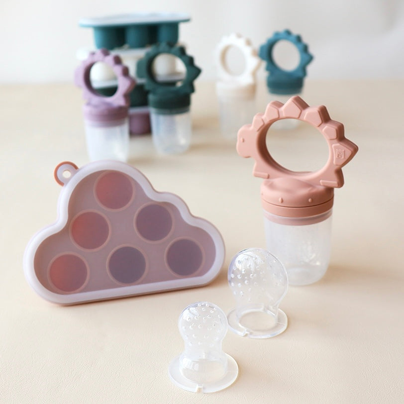 Dinosaur Fruit Feeder with Ice Tray