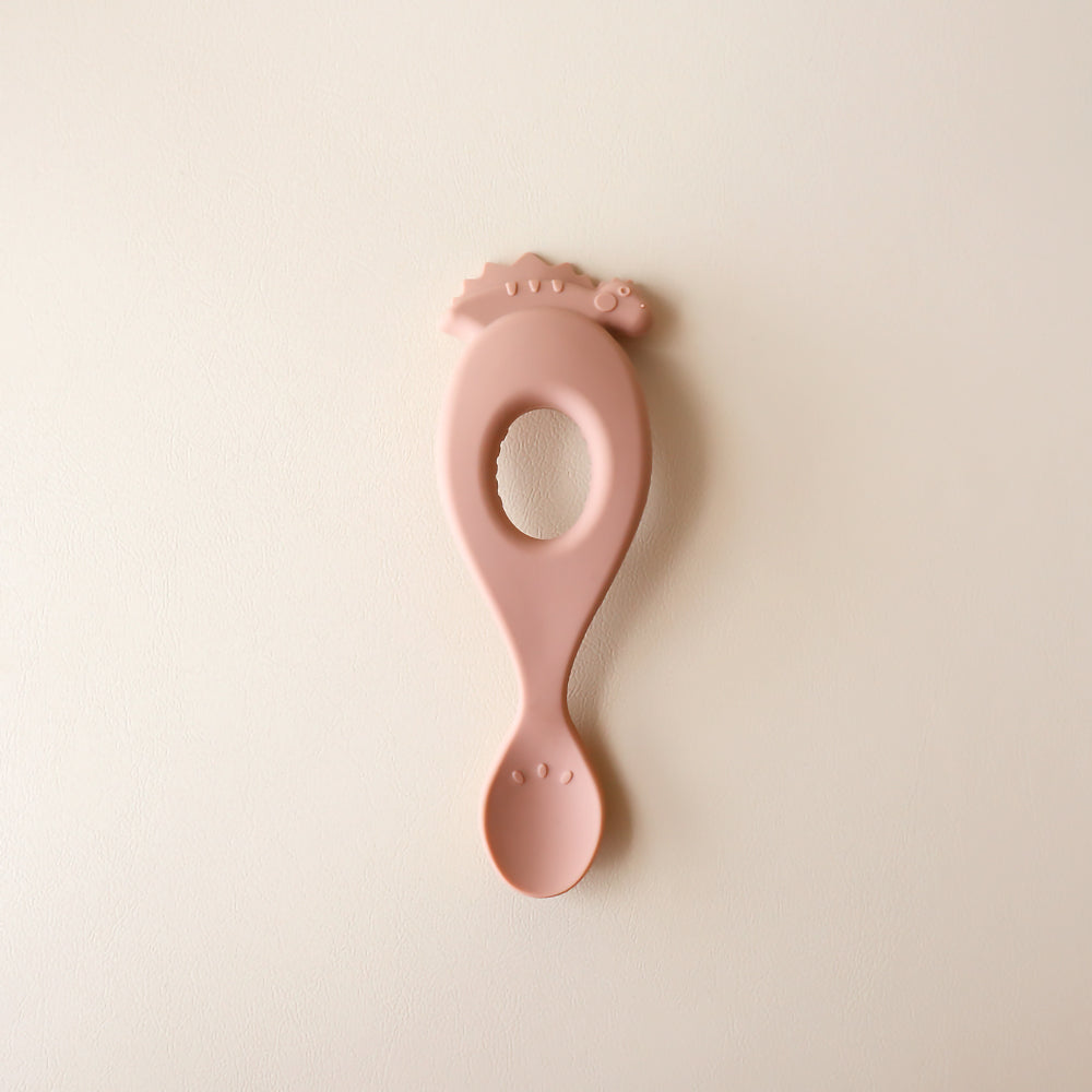 Babies Dinosaur Spoon Rose Dust