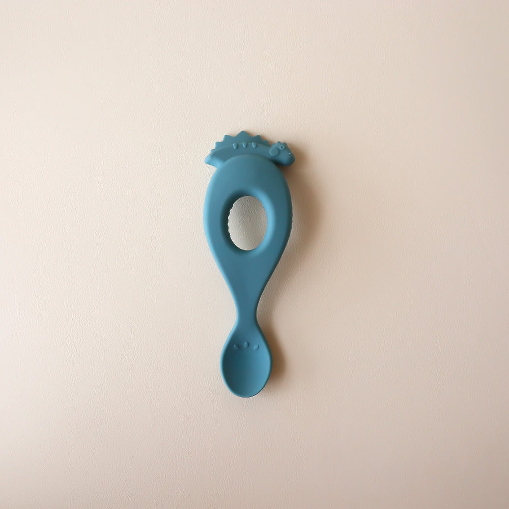 Baby Dinosaur Spoon Smoke Blue