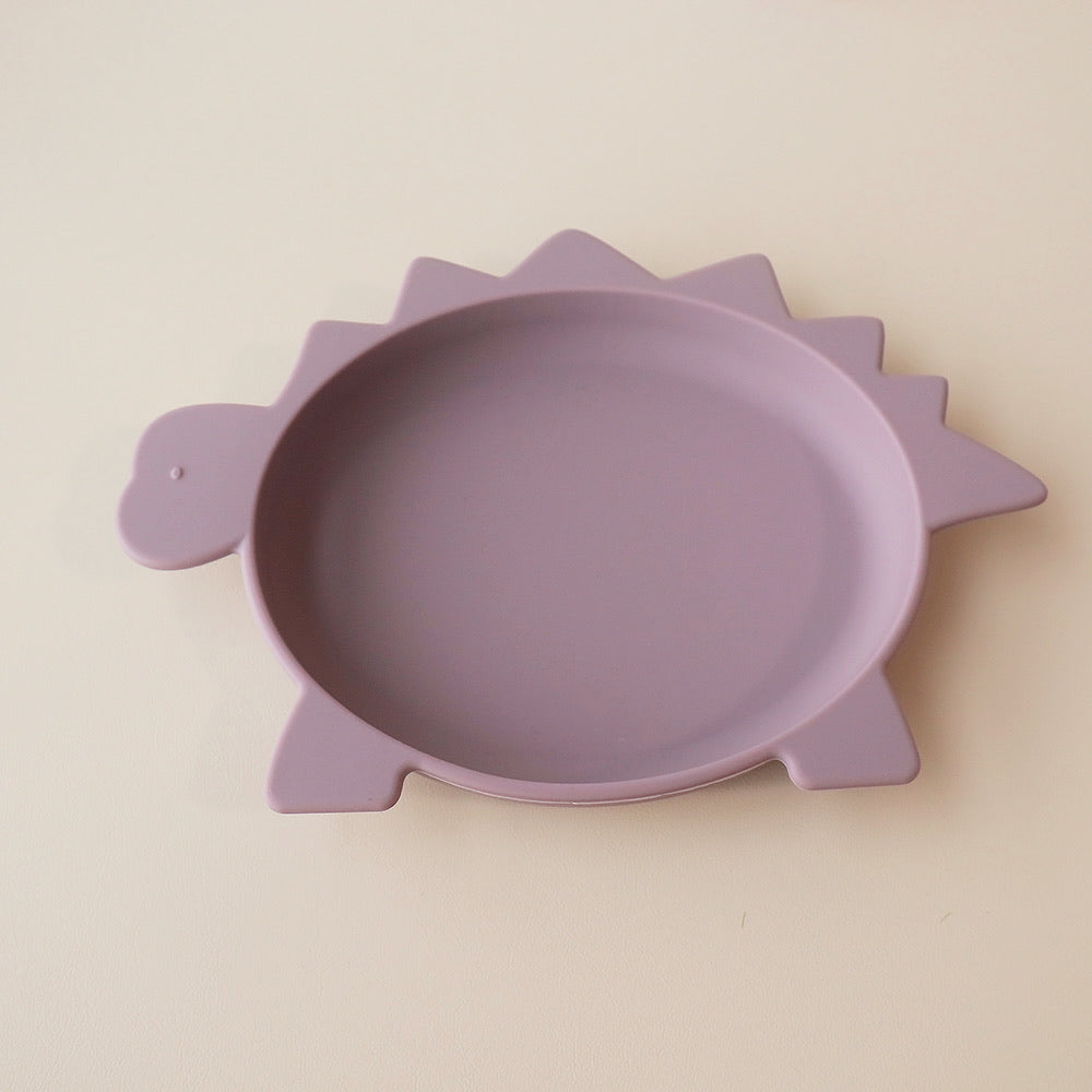 Pickle and Bear Small Plate hushed plumb