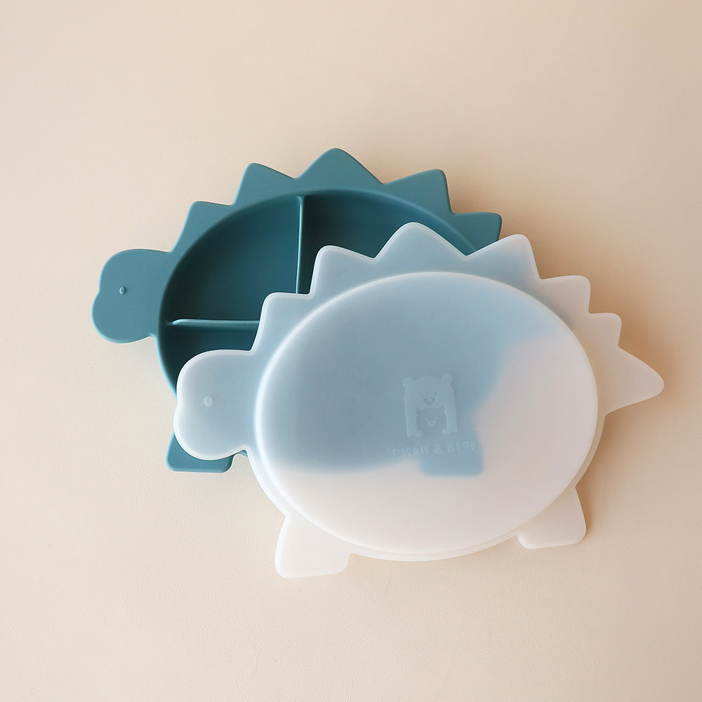 Stegosaurus section plate smoke blue