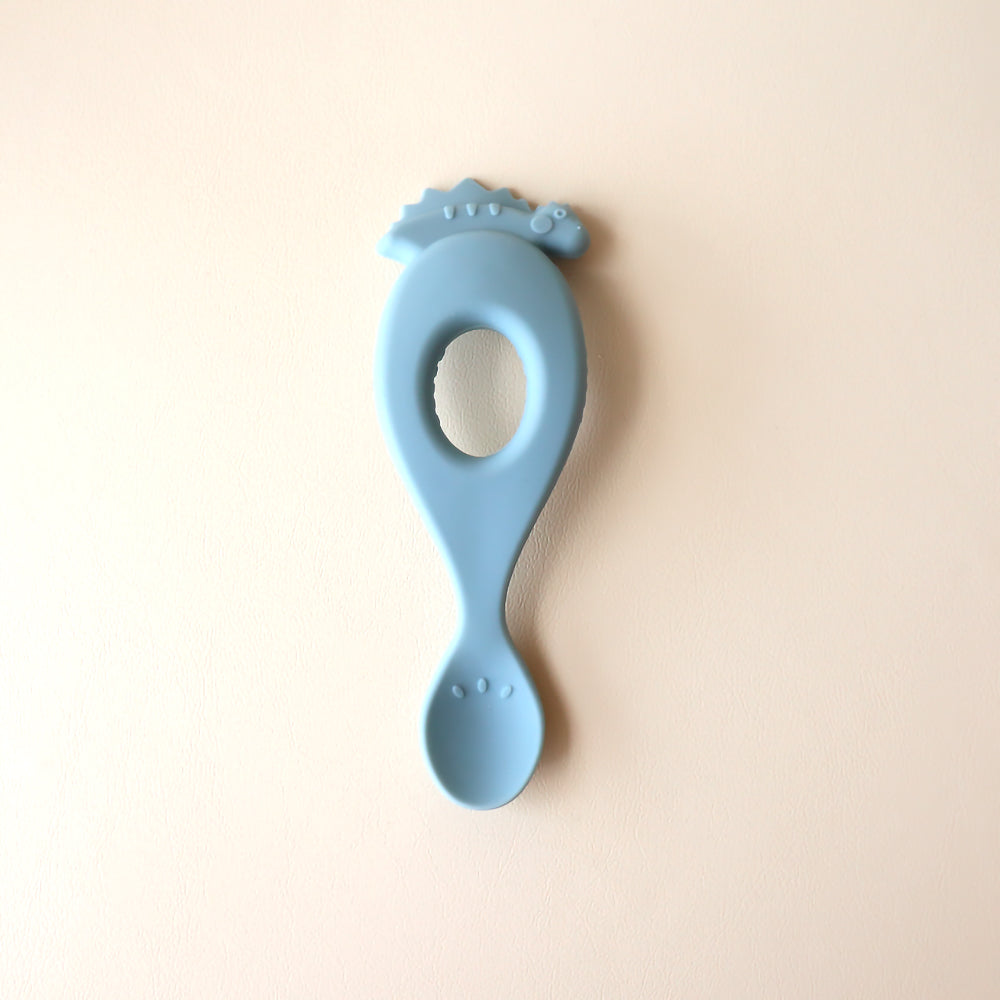 Weaning Dinosaur Spoon Blue Mist