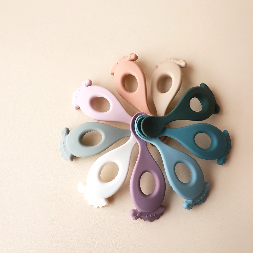 baby weaning spoon pastel colour