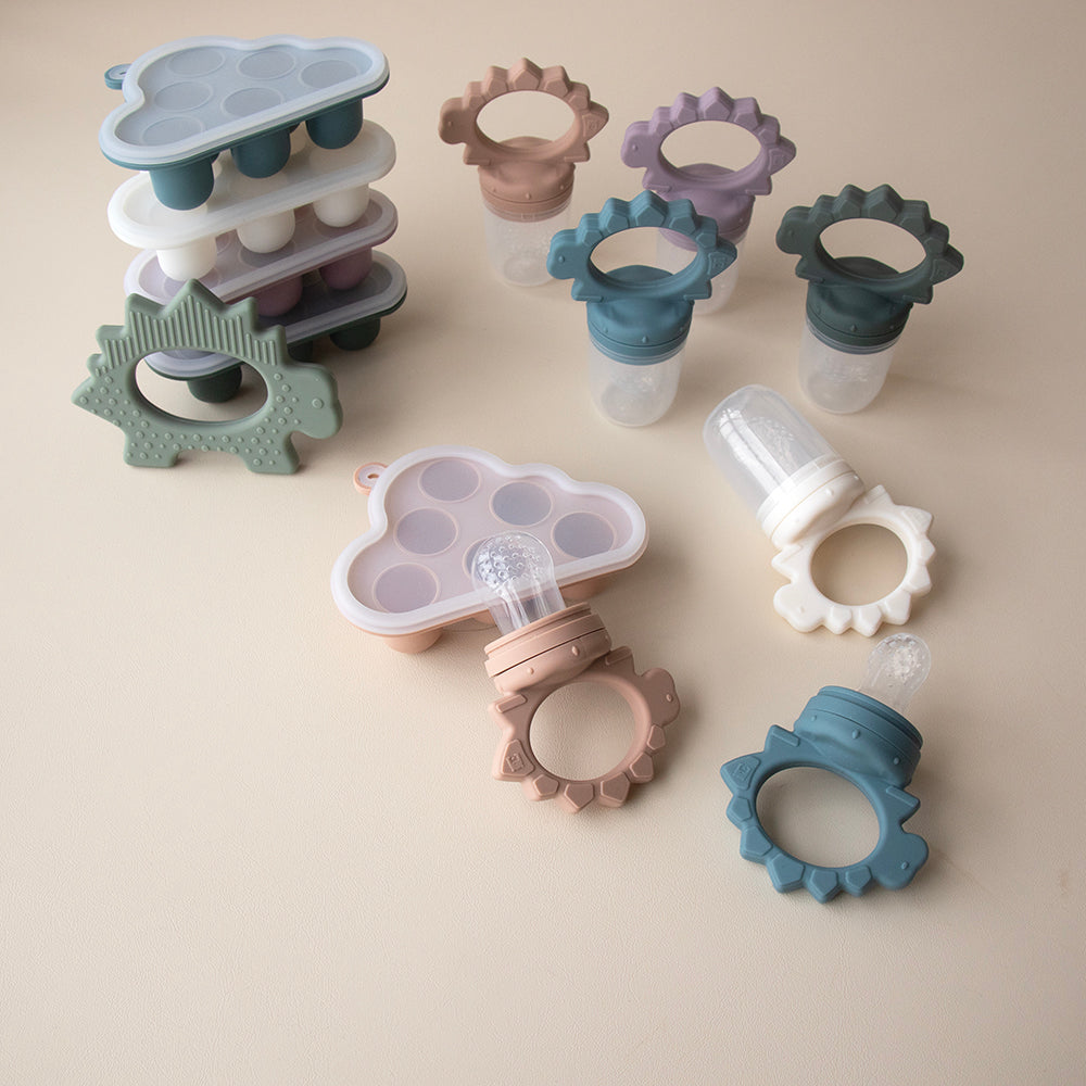 pastel colour fruit feeder