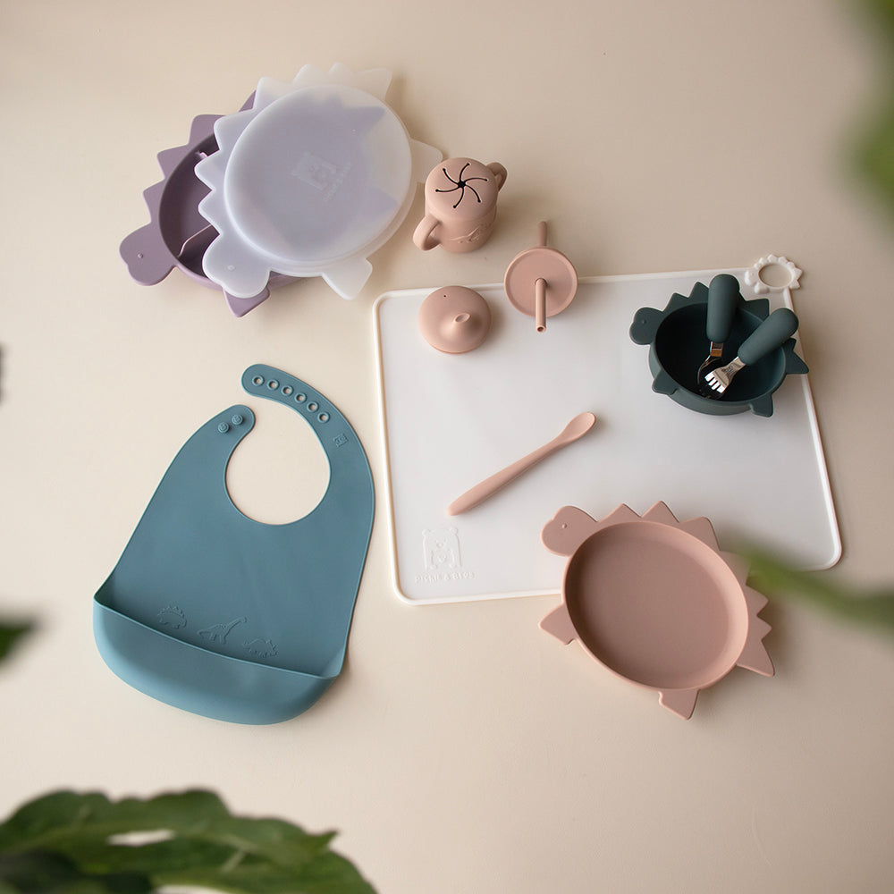pickle and bear dino table dinner set mix and match
