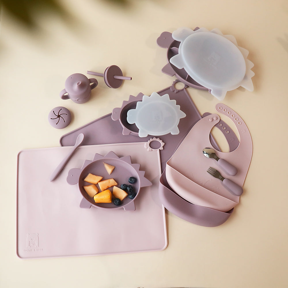 pickle and bear dino table dinner set
