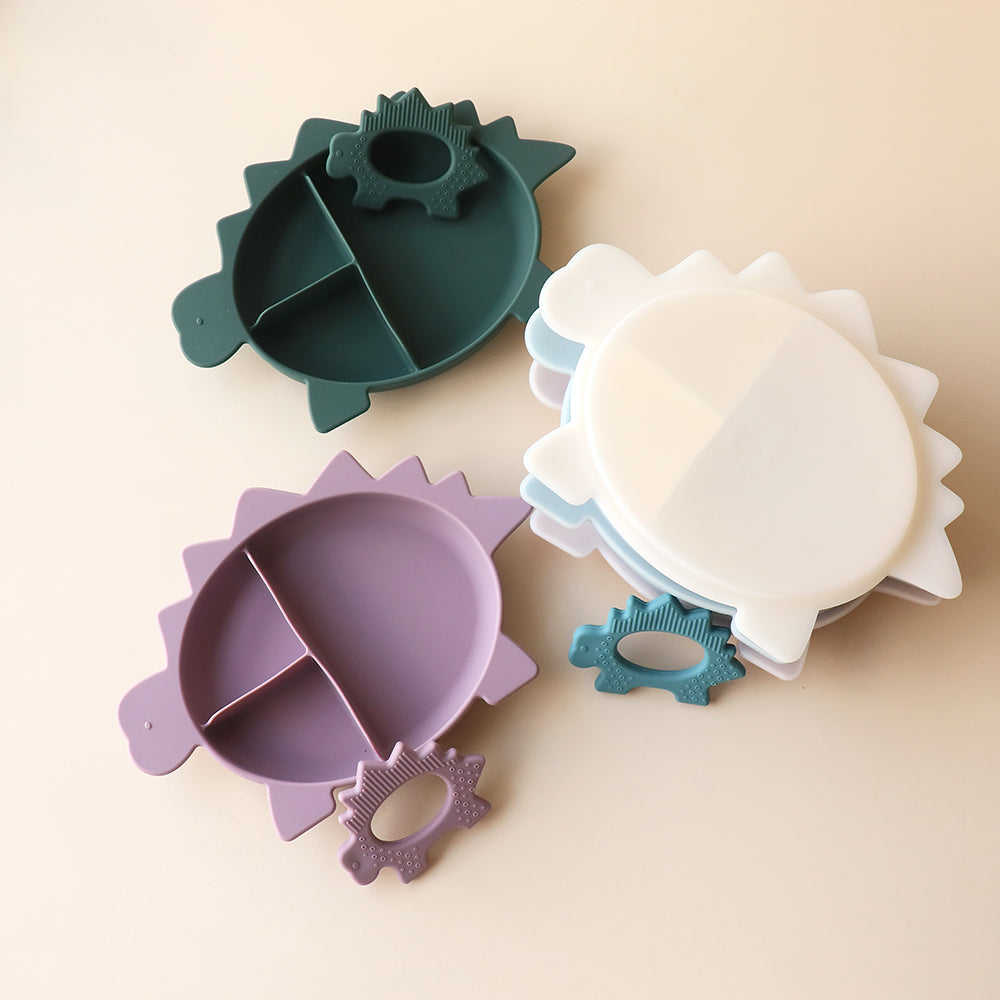 stegosaurus plate dino lids pastel