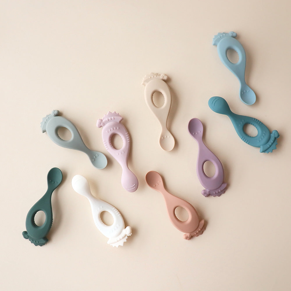 weaning spoon pastel colour