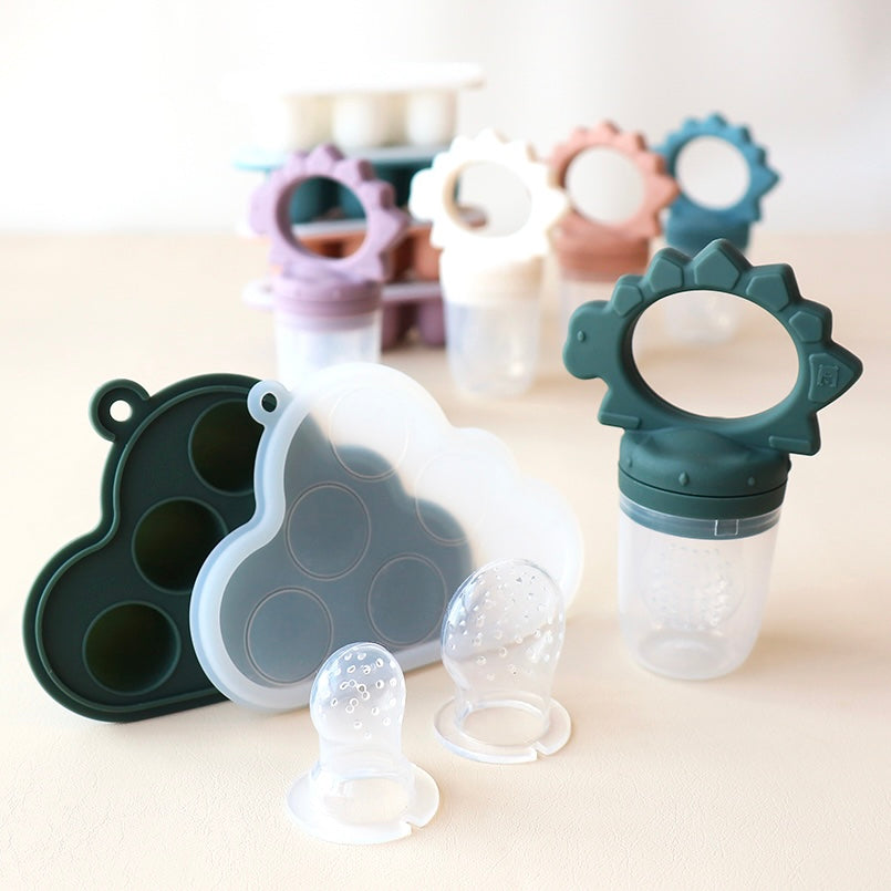 Dinosaur Fruit Feeder with Ice Tray