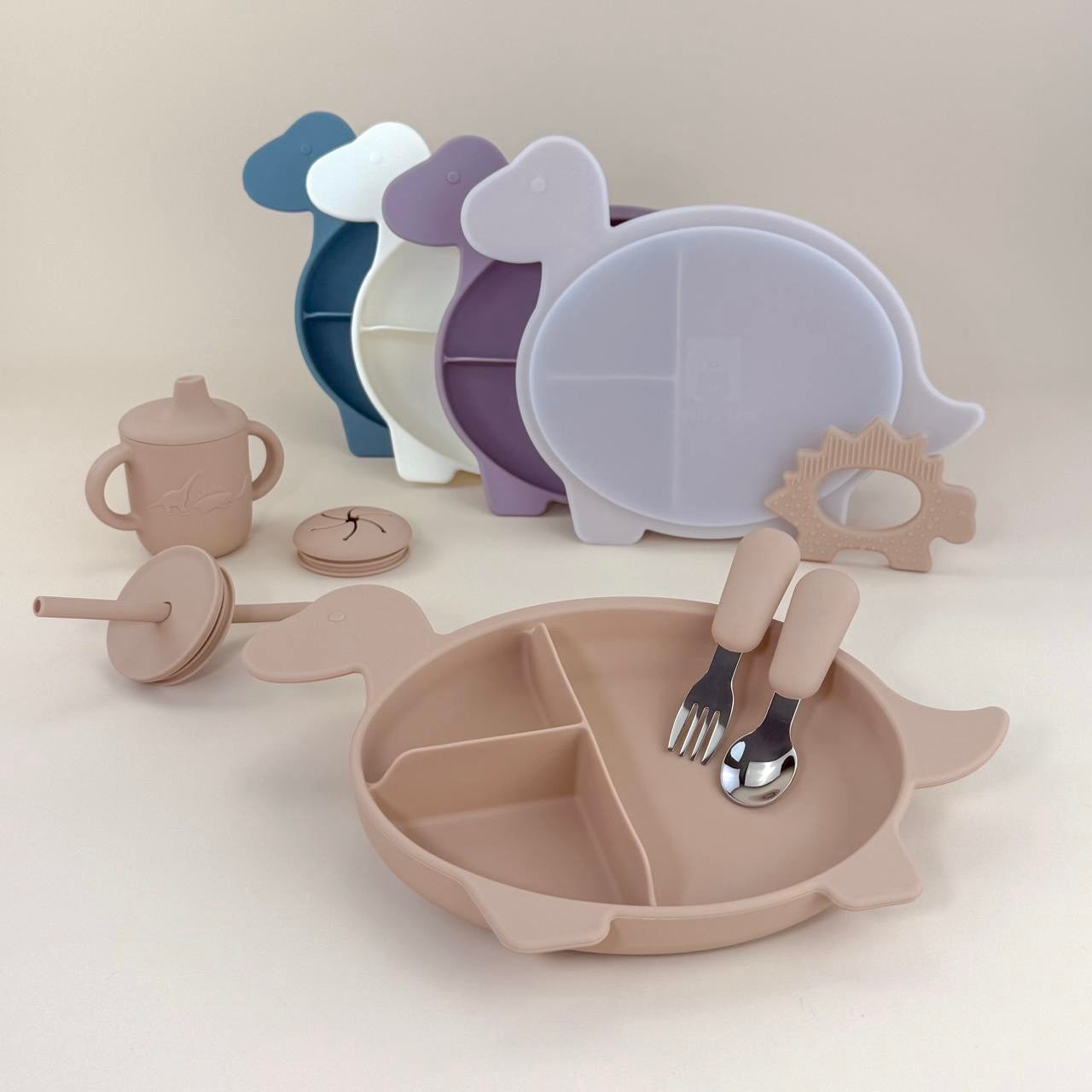 Diplodocus Section Plate with Lid