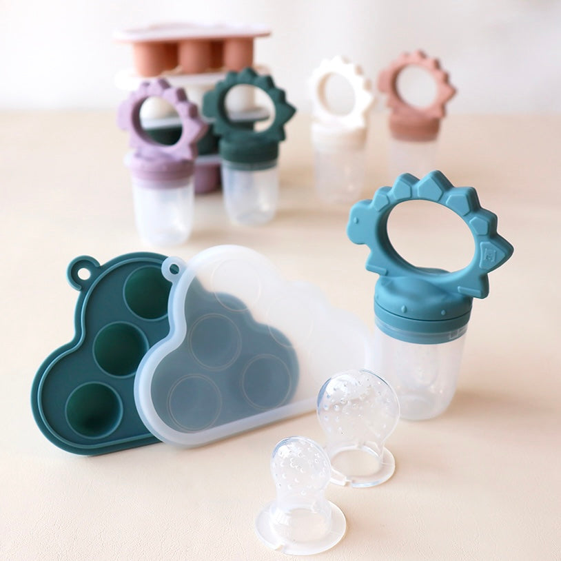 Dinosaur Fruit Feeder with Ice Tray