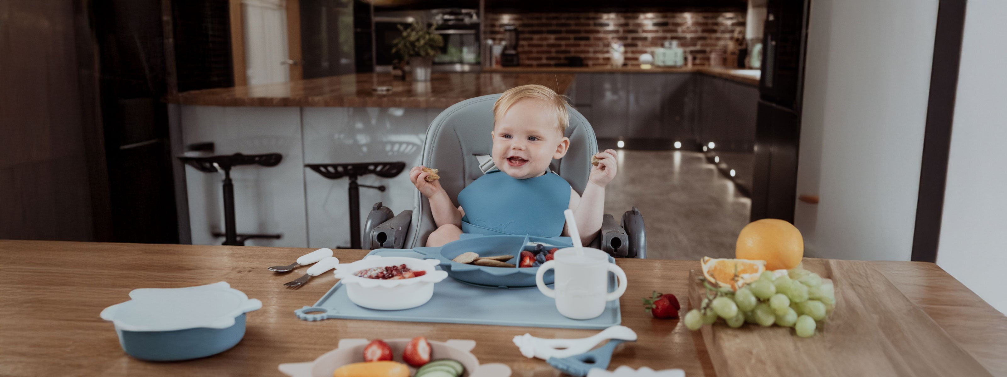 Baby Tableware dino theme