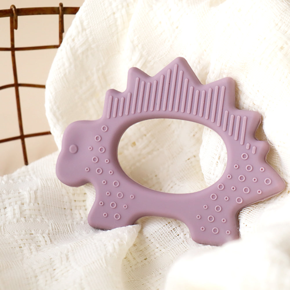 Dinosaur Teething toy Hushed Plumb