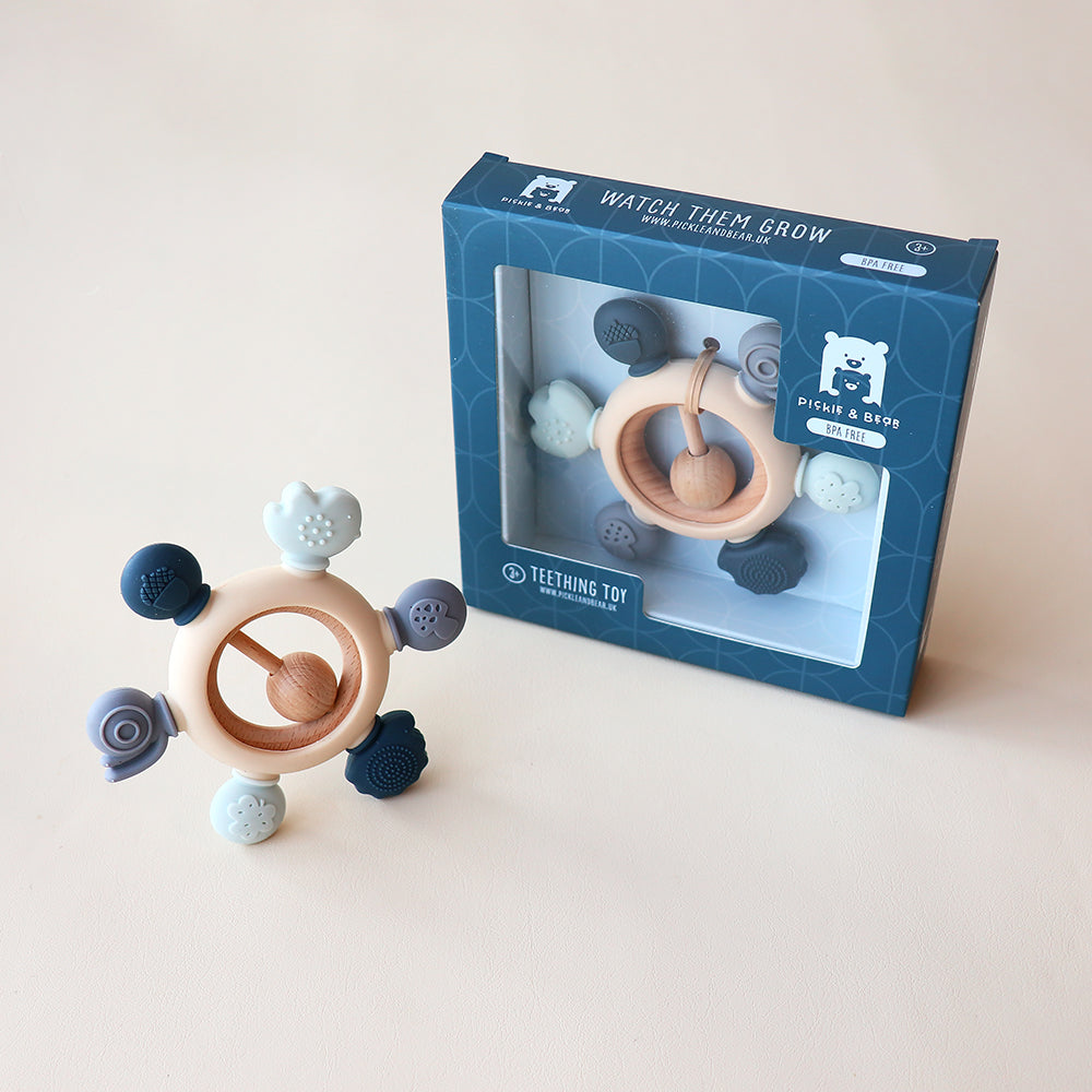 Mordedores con sonajero Woodland