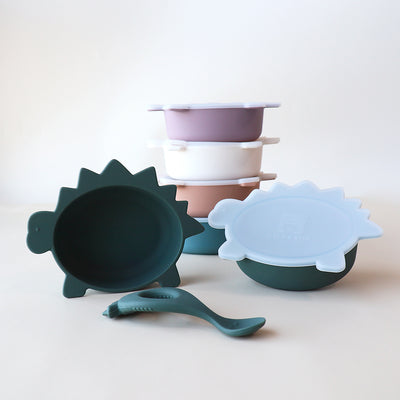 Stegosaurus Dino Bowl with Lid