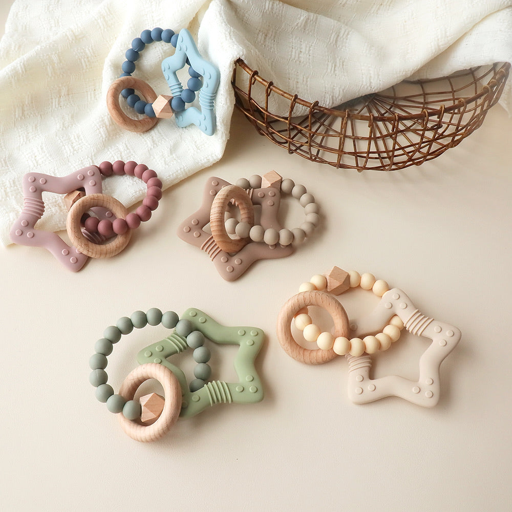 Pickle and Bear Star Toys teether star