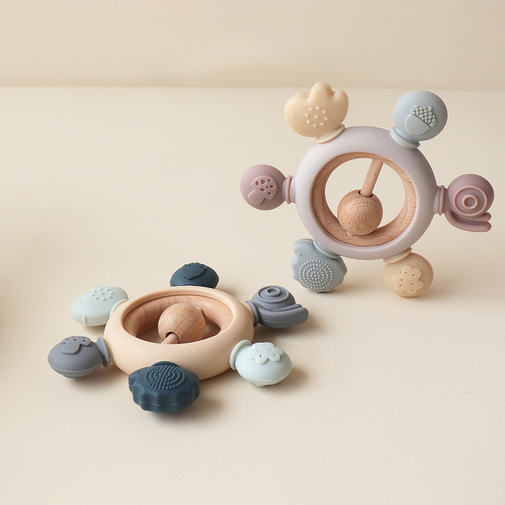 Pickle and Bear Teething Rattles toy boys and girls