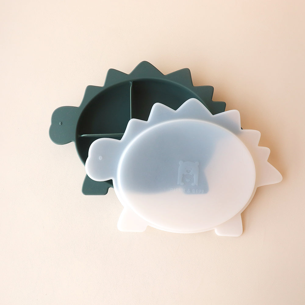 Stegosaurus section plate forest green