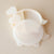 marshmallow white diplodocus dinosaur section plate with lid