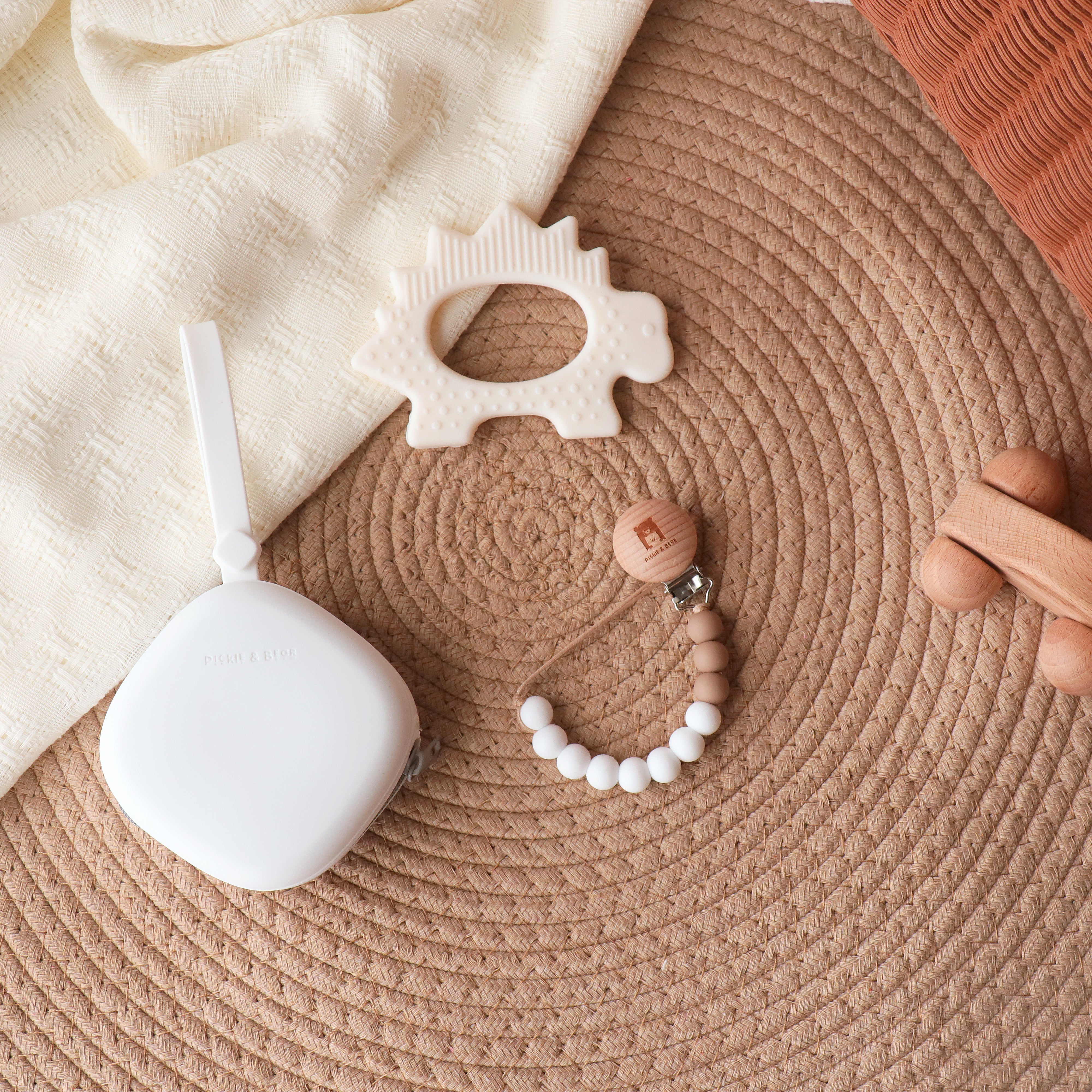 pacifier travel set marshmallow